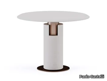 ALBA BISTROT - Round stone table _ Paolo Castelli