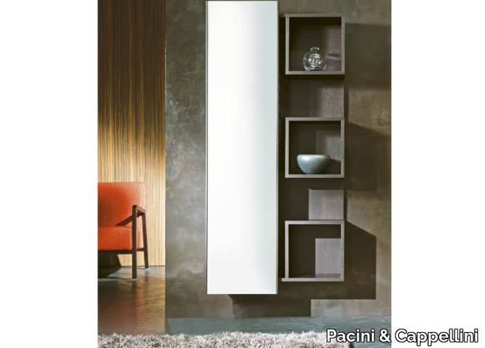 WELCOME - Wall-mounted wood fibre hallway unit _ Pacini & Cappellini