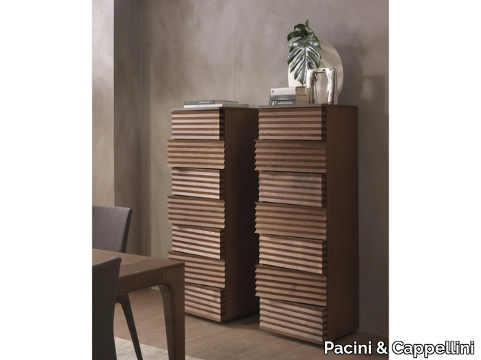 TIFFANY - Wood fibre chest of drawers _ Pacini & Cappellini