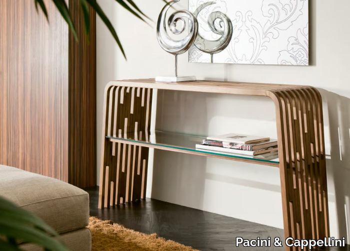 MILLERIGHE - Rectangular solid wood console table _ Pacini & Cappellini