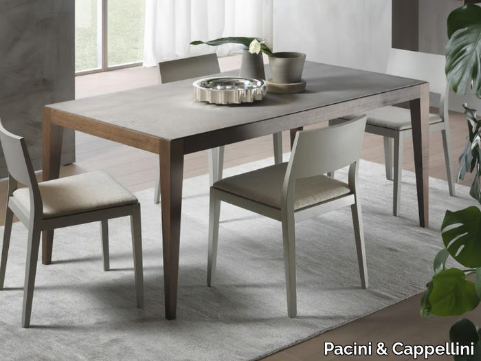 DOMINIQUE - Extending rectangular table _ Pacini & Cappellini