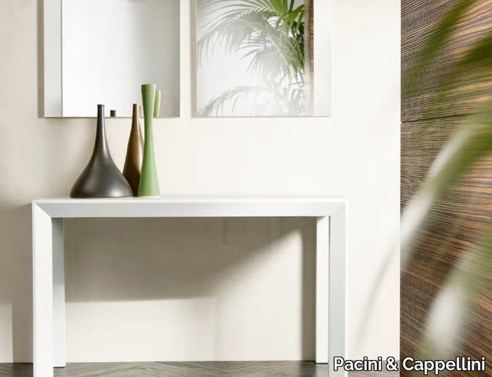 EXTRA - Extending solid wood console table _ Pacini & Cappellini