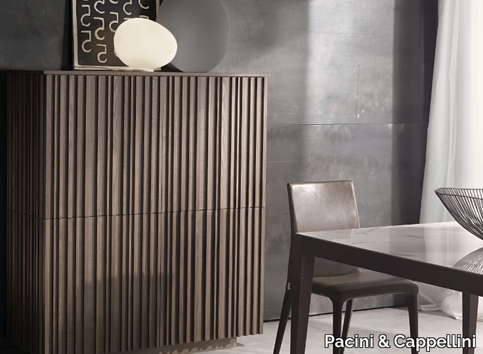 LINE - Highboard with doors _ Pacini & Cappellini