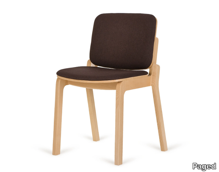 A-HIP-3702 - Wooden chair with integrated cushion _ Paged