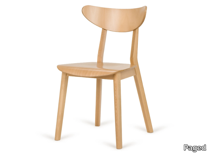 A-LOF-4230 - Contemporary style wooden chair open back _ Paged