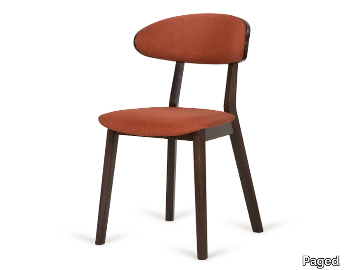 A-LOF-4238 - Upholstered wooden chair open back _ Paged