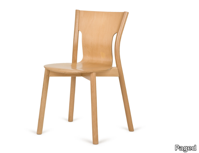 A-TOLO-2160 - Stackable beech chair _ Paged