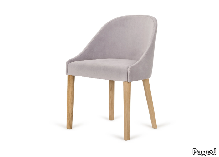 LUBI B-5005 - Upholstered fabric chair _ Paged