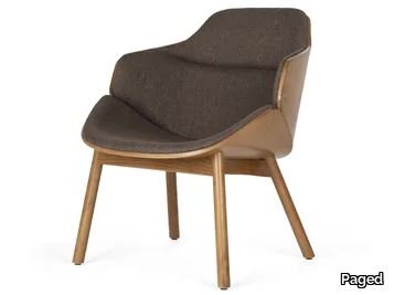 ARIA LOUNGE WW - Upholstered fabric armchair with armrests _ Paged