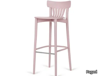 CORTE H-4312 - High stool with footrest _ Paged