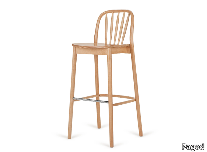 ALDO H-1070 - High stackable beech stool _ Paged