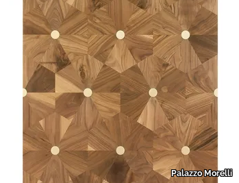 PUNTI - Walnut and brass wall/floor tiles _ Palazzo Morelli