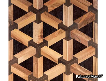 TRE-D LEGNO - Italian walnut, Wenge and Stained oak wall/floor tiles _ Palazzo Morelli