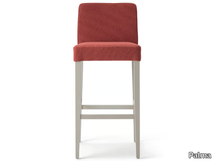 MISS 49SI.i4 - High upholstered stool with back _ Palma