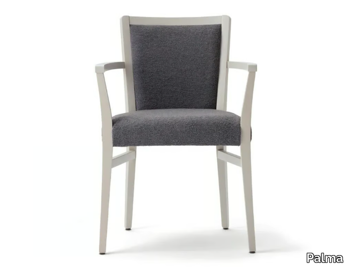 MOMA SOFT 472HP.i4 - Upholstered beech chair with armrests _ Palma