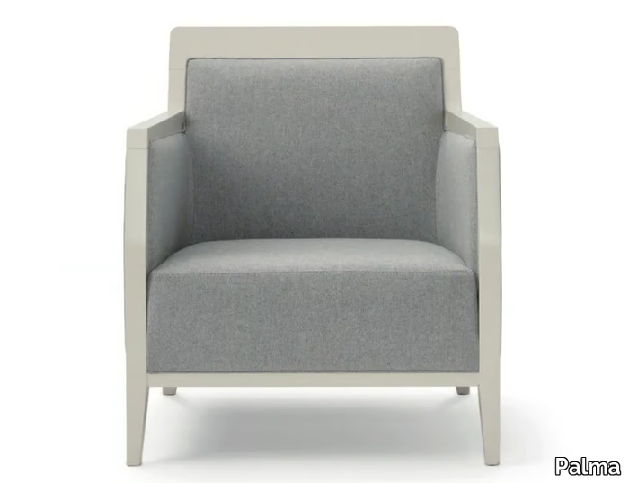 OPERA BOHEME 49EM.i8 - Beech easy chair with armrests _ Palma