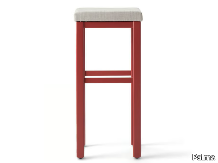 ANDREA 425C.i5 - High beech stool with footrest _ Palma