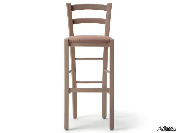 VENEZIA 42AA.i1 - High beech stool with back _ Palma