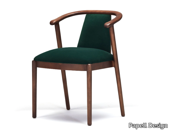 ALIAH - Velvet and ash chair _ Papell Design