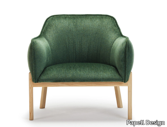 ARVIL - Fabric armchair with armrests _ Papell Design