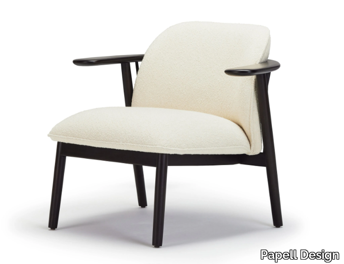 CAROLINA - Fabric armchair with armrests _ Papell Design