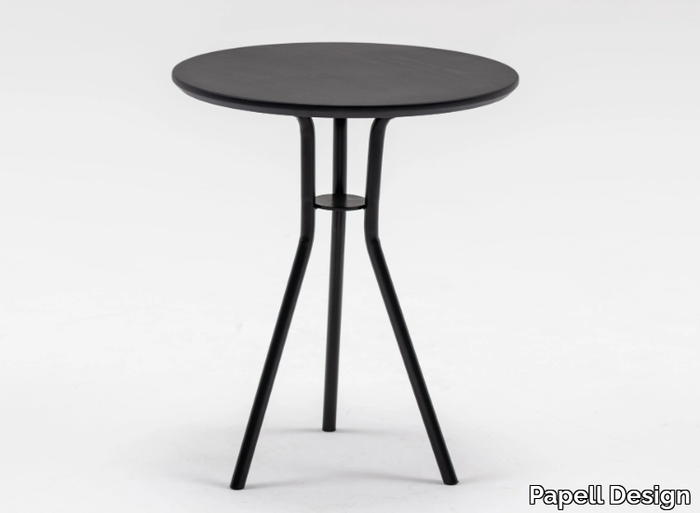 MOI - Round ash high side table _ Papell Design