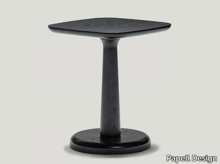 SQUAREZ - Square wooden high side table _ Papell Design