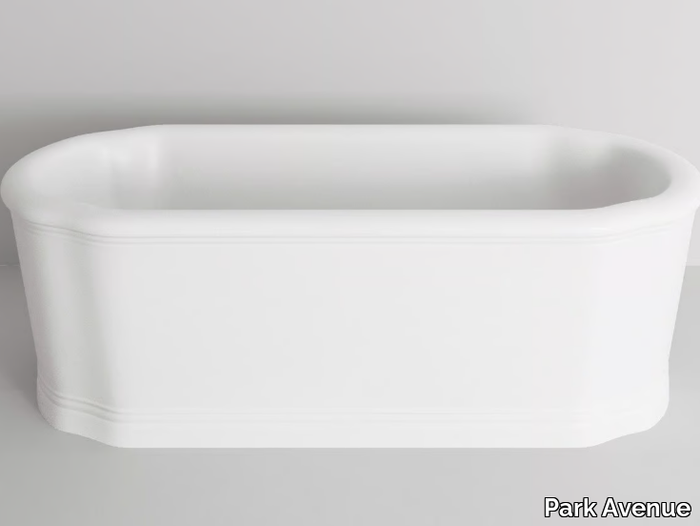 CONNERY - Freestanding oval Pure White bathtub _ Park Avenue