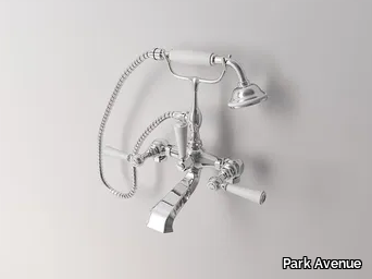 ASTAIRE - 2 hole floor standing bathtub tap with individual rosettes _ Park Avenue