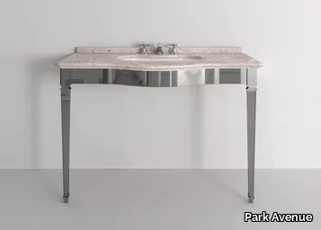 BEAN - Console marble and metal washbasin _ Park Avenue