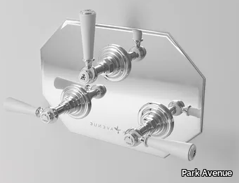 ASTAIRE - 3 hole Recessed shower tap with diverter _ Park Avenue