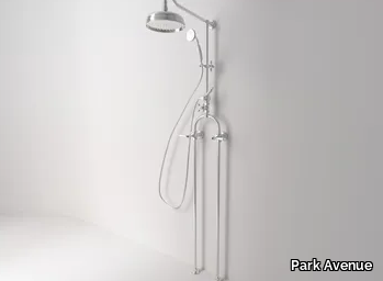 CARUSO - Floor standing shower panel with diverter with hand shower _ Park Avenue