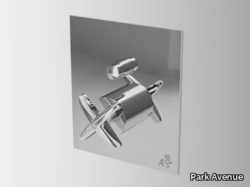 CROSS - Recessed shower mixer with diverter _ Park Avenue