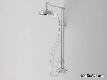 BIANCA - Wall-mounted thermostatic shower panel with hand shower _ Park Avenue