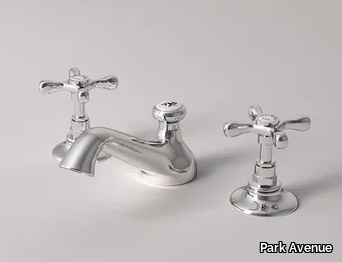 JAMES - 3 hole washbasin tap with individual rosettes _ Park Avenue