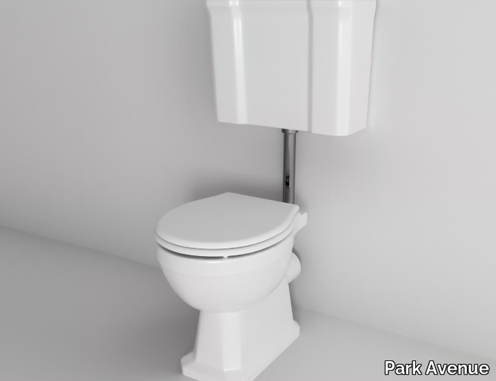 BRYANT - Floor mounted ceramic toilet with external cistern _ Park Avenue