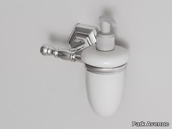 WALDORF - Wall-mounted ceramic Bathroom soap dispenser _ Park Avenue