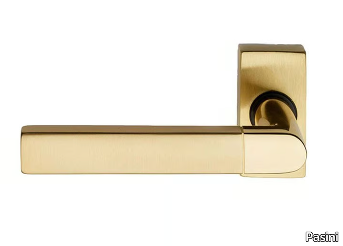 EXPO 2 FASHION - Brass door handle on rose _ Pasini