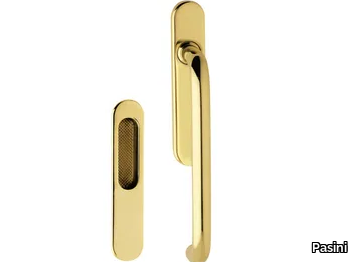 ANTA RIBALTA FASHION - Brass pull handle for sliding windows _ Pasini