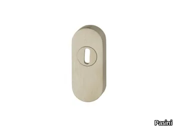 BOCCHETTA SICUREZZA OVALE - Oval stainless steel keyhole escutcheon _ Pasini