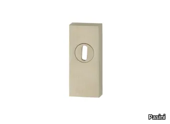 BOCCHETTA SICUREZZA RETTANGOLARE - Rectangular stainless steel keyhole escutcheon _ Pasini