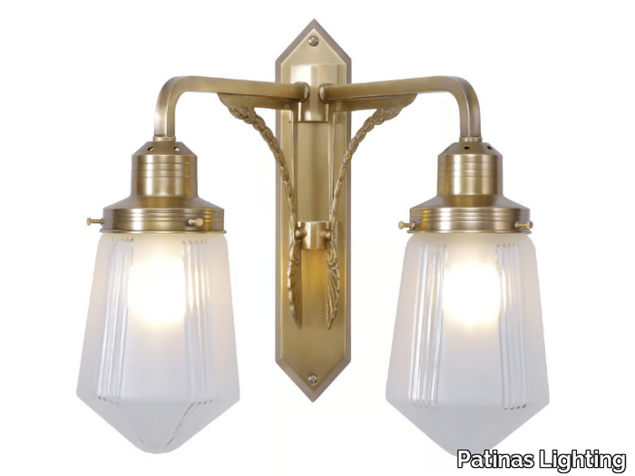 BARCELONA II - Handmade brass wall lamp _ Patinas Lighting