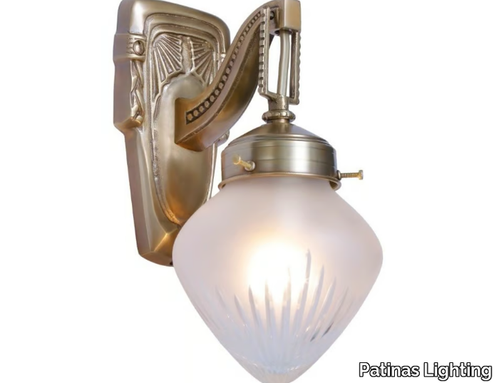 BRATISLAVA II - Brass wall lamp _ Patinas Lighting