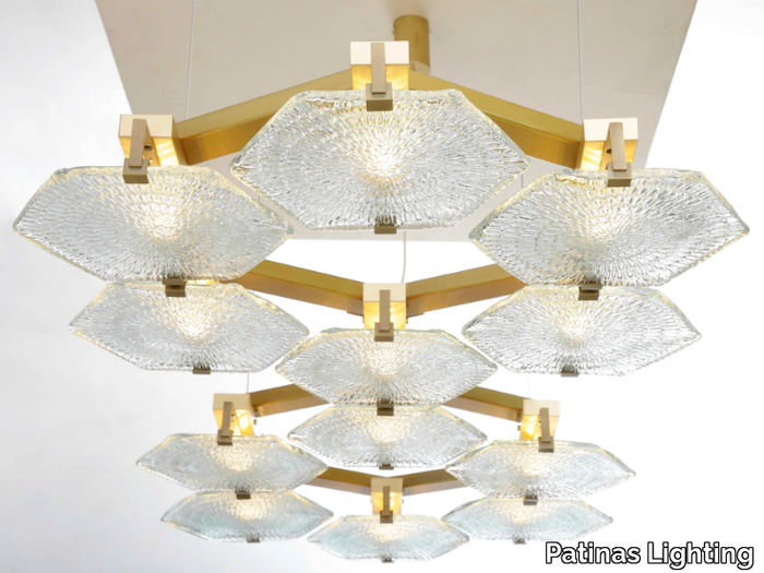 HEXXA PENDANT 12 OL - LED glass pendant lamp _ Patinas Lighting