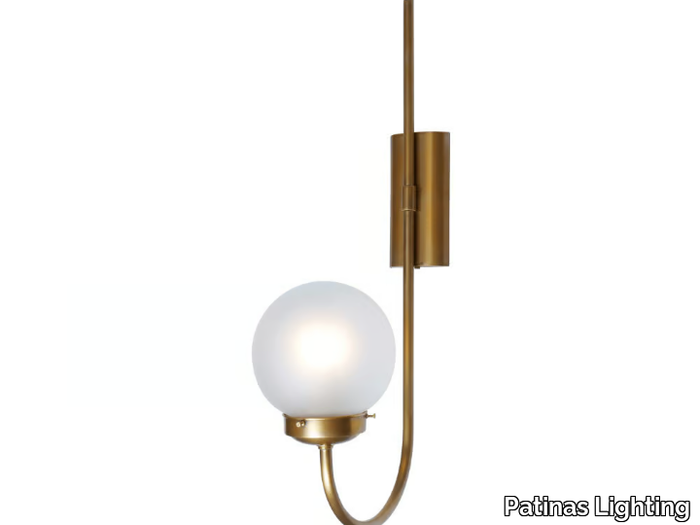 OTTONE 1 - Handmade brass wall lamp _ Patinas Lighting