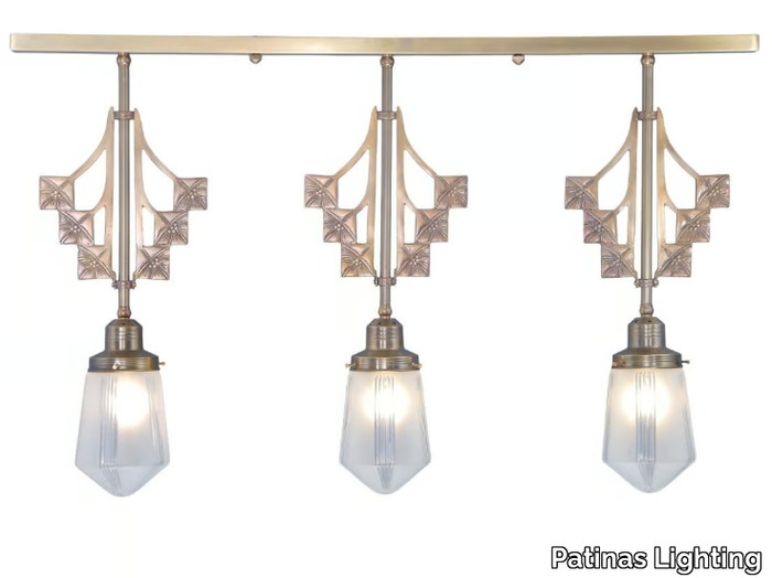 LINZ II - Handmade brass ceiling lamp _ Patinas Lighting