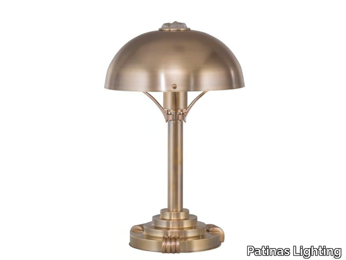 NEW YORK I - Handmade brass table lamp _ Patinas Lighting