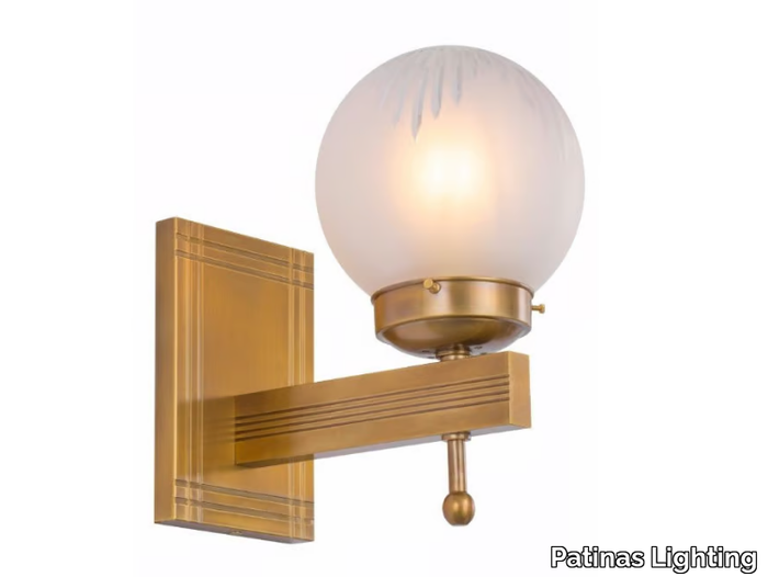 NEW YORK I - Handmade brass wall lamp _ Patinas Lighting