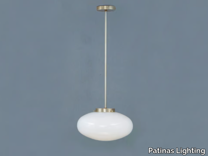 COOPER II - Glass pendant lamp _ Patinas Lighting