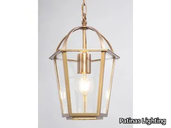 LATERNA III - Brass pendant lamp _ Patinas Lighting